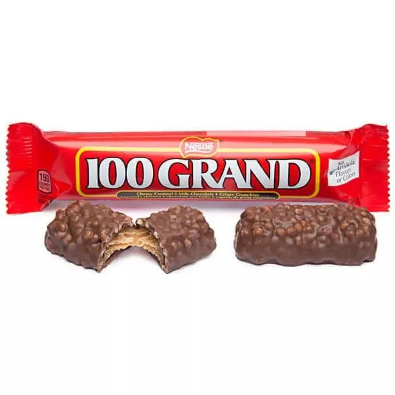 100 Grand Candy Bars: 36-Piece Box