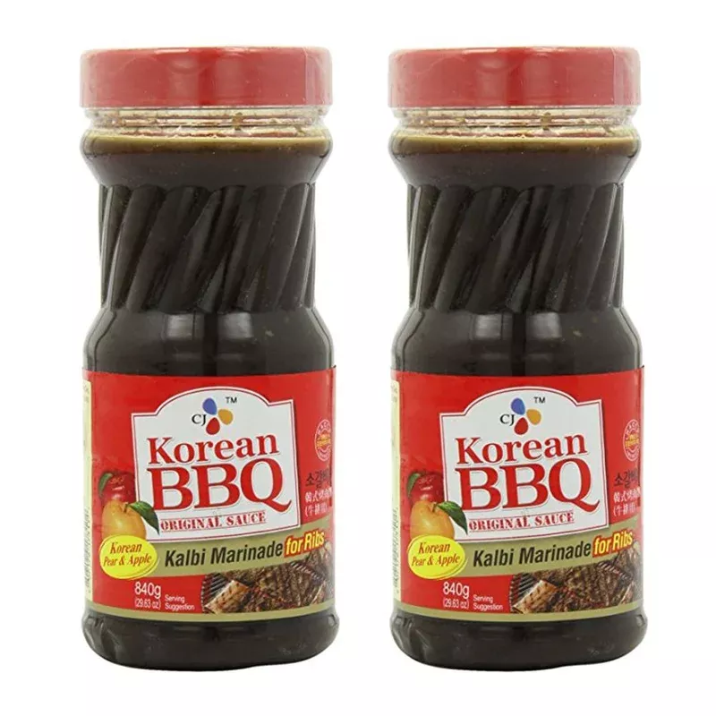 [ 2 Packs ] Cj Korean Bbq Sauce, Kalbi, 29.63-Ounce Bottle For Ribs