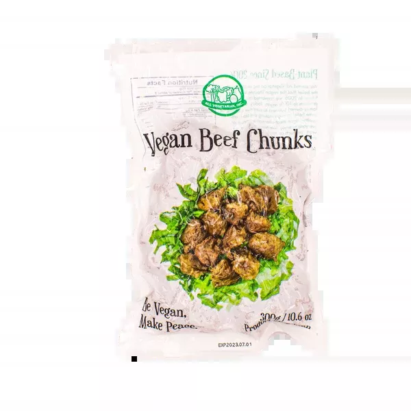 All Vegetarian Inc Beef Chunks