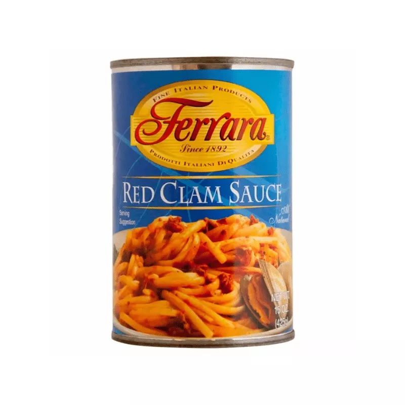 [Best Before: 03/31/2026] Ferrara Red Clam Sauce, 15 oz