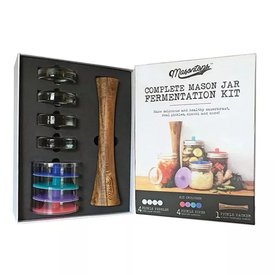 Masontops Wide Mouth Complete Fermentation Kit for Vegetables