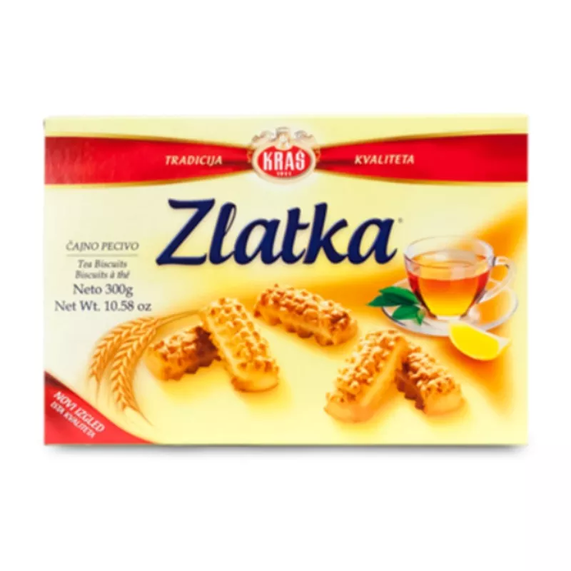 Zlatka Tea Biscuits, Cajno Pecivo (Kras) 220g