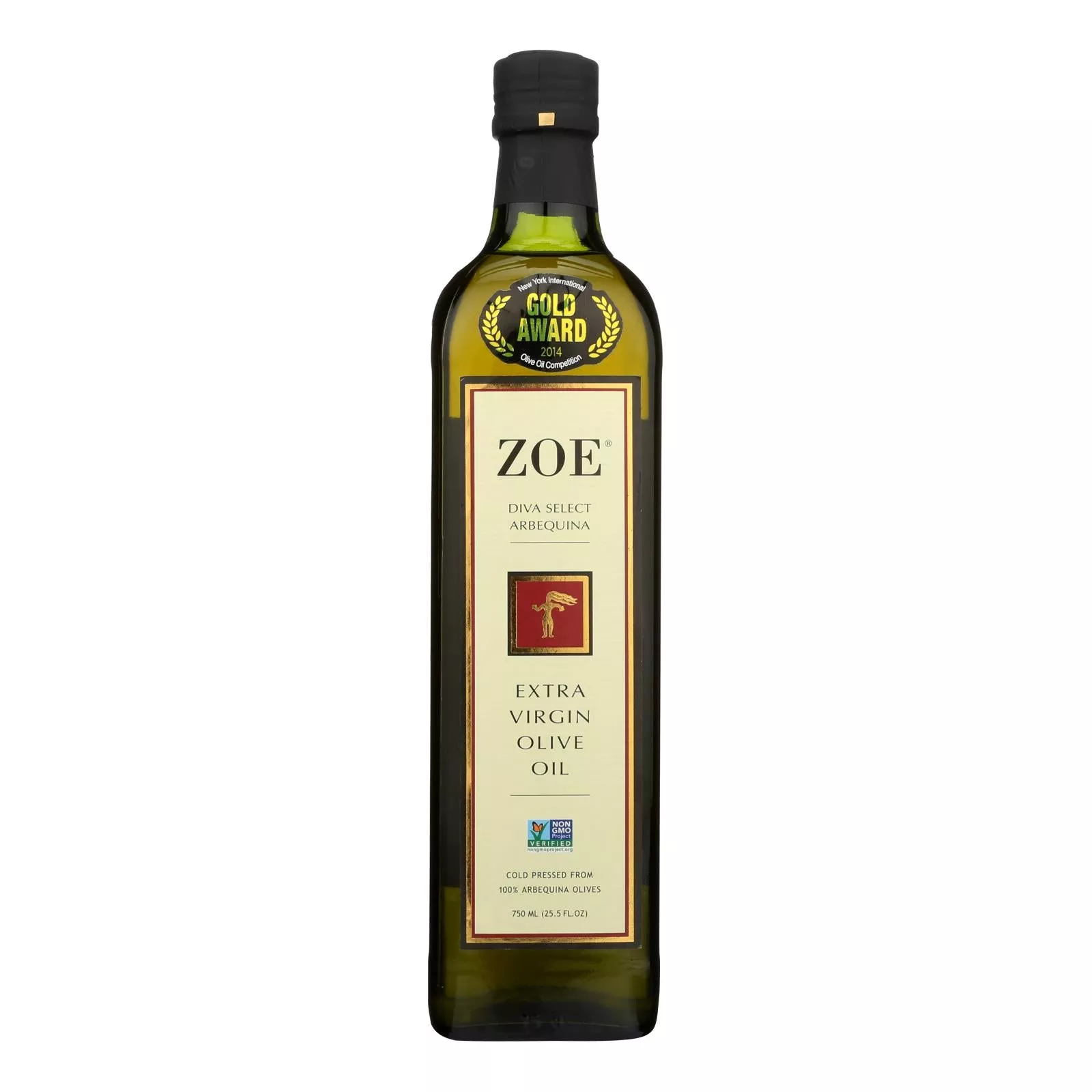 Zoe Olive Oil – Arbequina – Case of 6 – 25.5 Fl Ounce.
