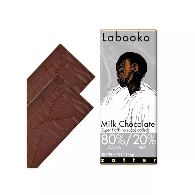 Zotter – Labooko – 80%/20% Milk Chocolate Super Dark
