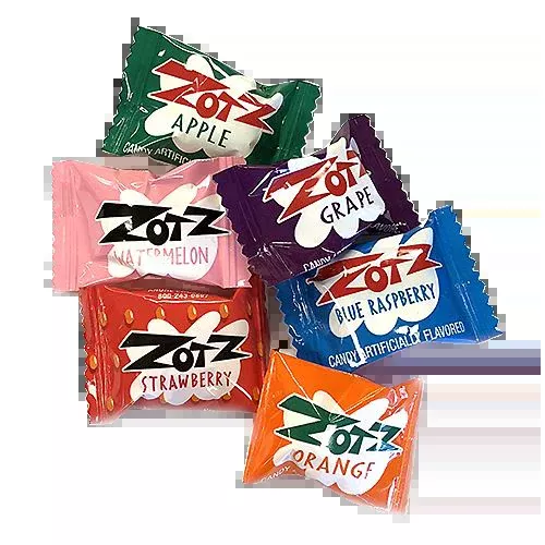 Zotz Fizz Power Candy Assorted Single Wrap in Bulk