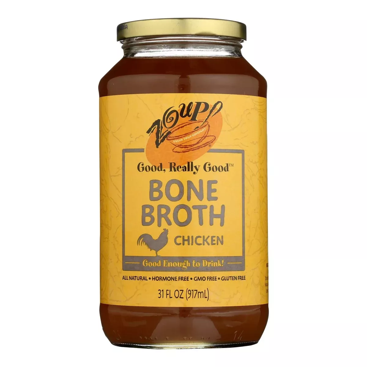 Zoup! Good Really Good Bone Broth (Pack of 6 - 31 Fl Oz.)