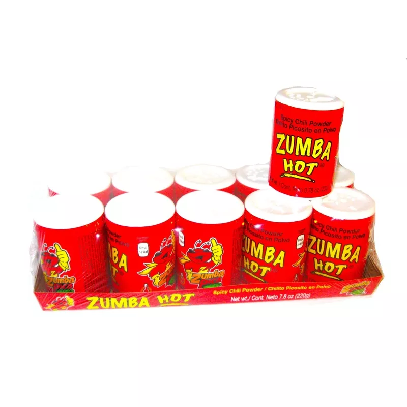 Zumba Pica Hot .78oz shaker or 10ct box
