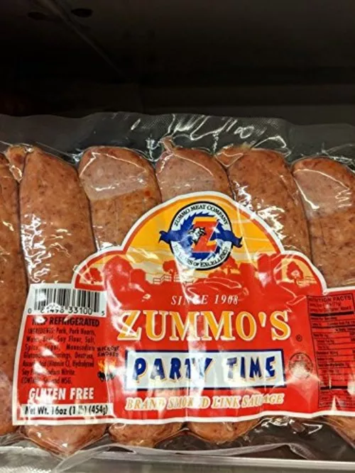 Zummo’s Party Time Sausage 16 Oz (4 Pack)